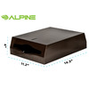Alpine Industries Bronze Brushed Stainless Steel C-Fold/Multi-Fold Paper Towel Dispenser 480-AB